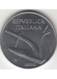 1990 Lire 10 Spiga Fior di Conio Italia